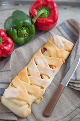 Stromboli, italienisches Pizzabrot