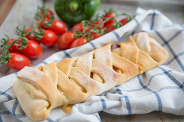 Stromboli, italienisches Pizzabrot