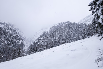 Schnee Steinernes Meer Saalfelden Österreich