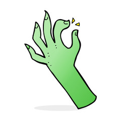 cartoon hand symbol