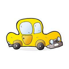 cartoon car