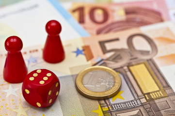 Euromünzen und Eurogeldschein