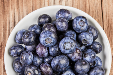 Bilberry super food close up