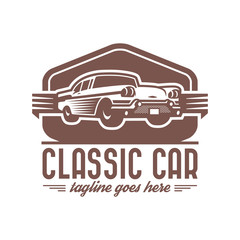 Fototapeta premium Vintage Car Logo template
