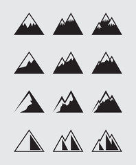 Mountain icons