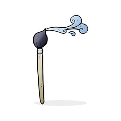 cartoon artist's brush