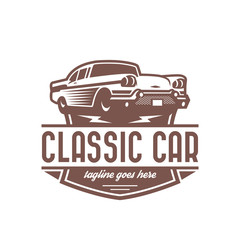 Fototapeta premium Vintage Car Logo template
