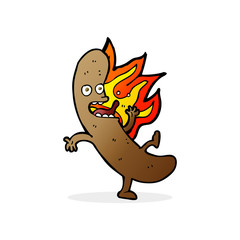 crazy cartoon sausage