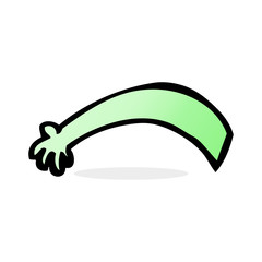 cartoon alien  arm