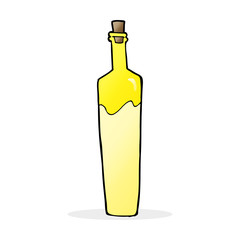 cartoon posh bottle