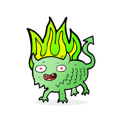 cartoon little demon