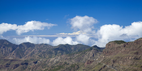 Gran Canaria, Caldera de Tejeda in February