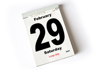 29. February 2020 Leap day