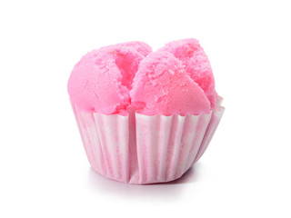 cupcake muffin isolated on white background