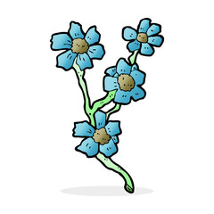 cartoon flowers