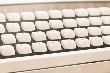 Old vintage typewriter