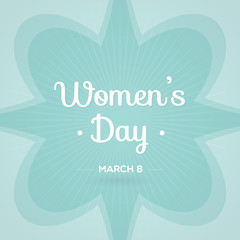 International Women's Day. 8 March. Vector illustration