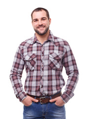Fototapeta premium Man with hands in pockets