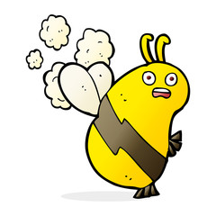 funny cartoon bee