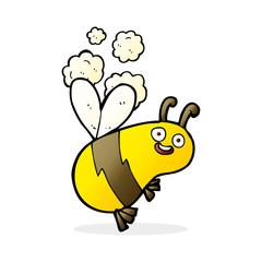 funny cartoon bee