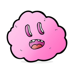 cartoon spooky cloud