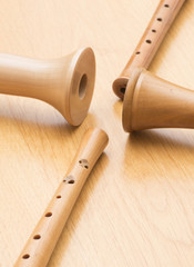 Variation of wooden recorders