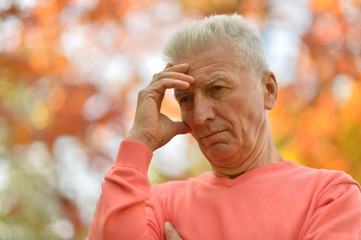 Portrait of senior man