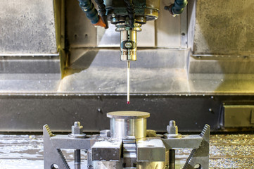 Industrial metal chuck die/mold sensoring. Metalworking and mech