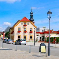 Obraz premium beautiful urban landscape (germany, Schwetzingen)