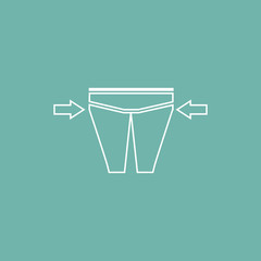 Obraz premium Weight loss icon
