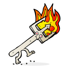 cartoon devil fork