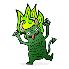 cartoon demon