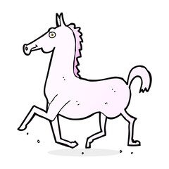 Fototapeta premium cartoon horse