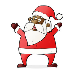 jolly santa cartoon