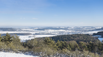 winter scenery Büchelberg Münklingen