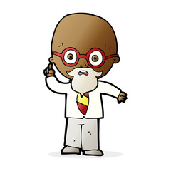 cartoon professor