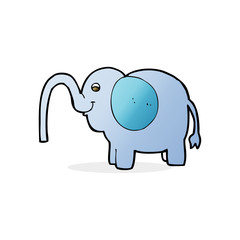 cartoon elephant squirting water