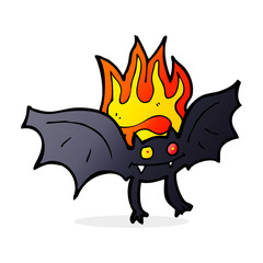 cartoon vampire bat