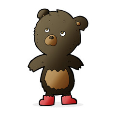 cartoon cute little bear