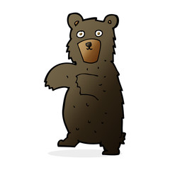 cartoon black bear
