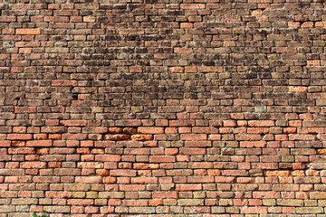 red-orange brick wall 4