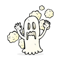 Fototapeta premium cartoon spooky ghost