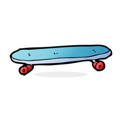 cartoon skateboard