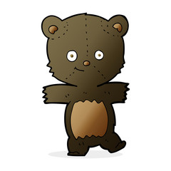 cartoon cute black bear