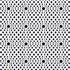 Abstract seamless pattern. Monochrome pattern. Dot background.