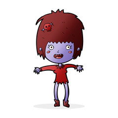 cartoon vampire girl