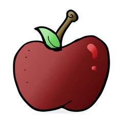 cartoon apple