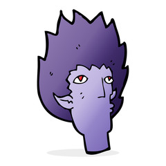 cartoon vampire face