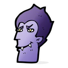 cartoon vampire face