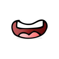 cartoon mouth